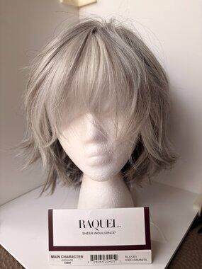 Raquel Welch MAIN CHARACTER, Iced Granita, LF, Mono Top, HF Synthetic Wig